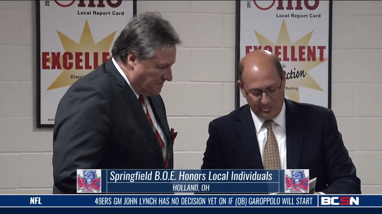 Tom Cole Among Local Individuals Honored By Springfield B.O.E.