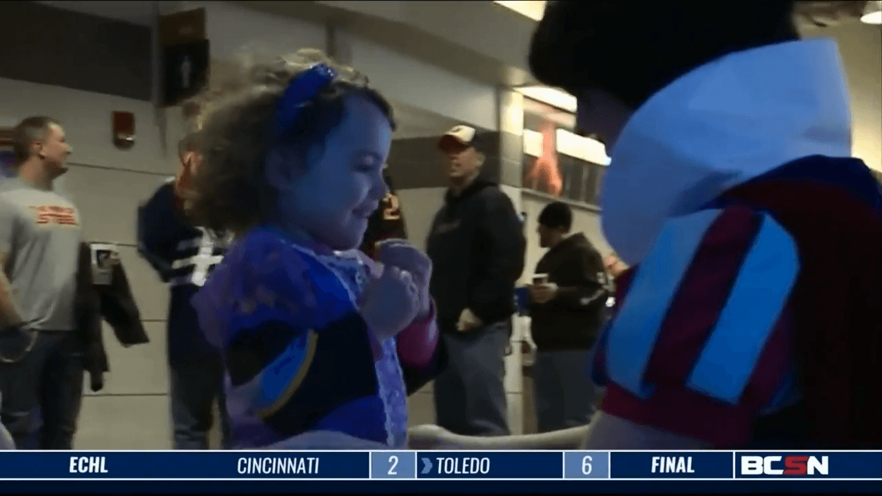 Princess Palooza at Walleye Game
