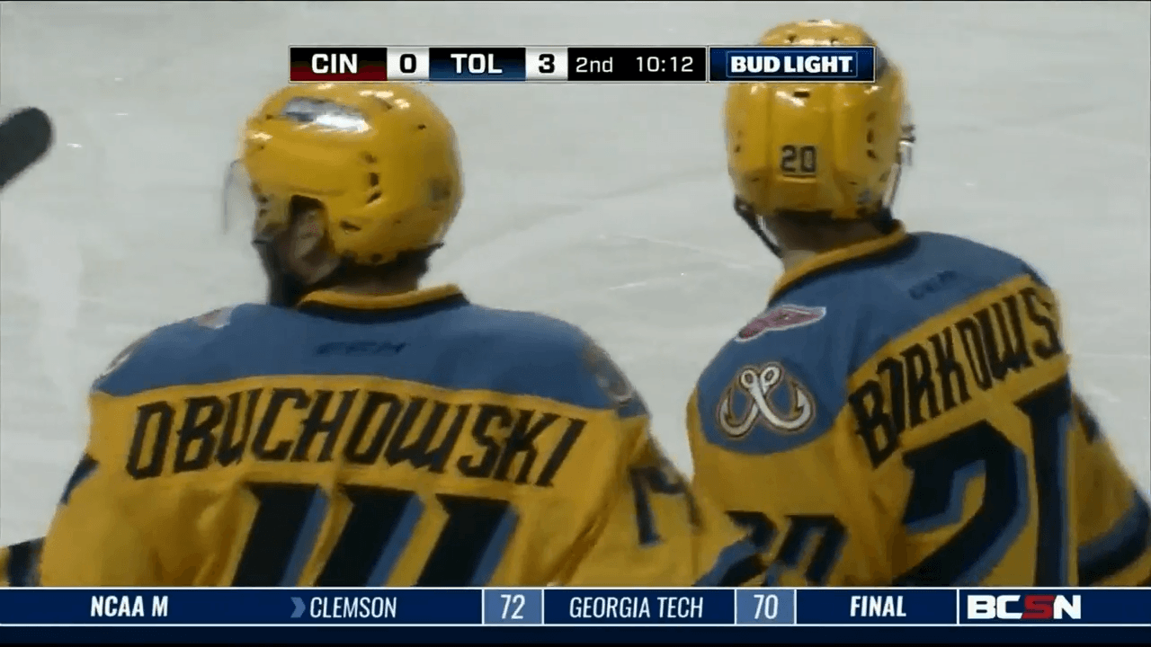 Walleye Tame Cincy for 6-2 Win