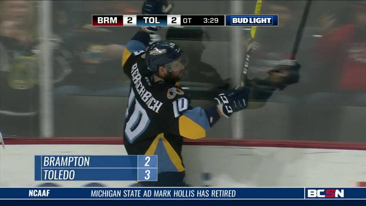 Walleye Defeat Brampton In Overtime