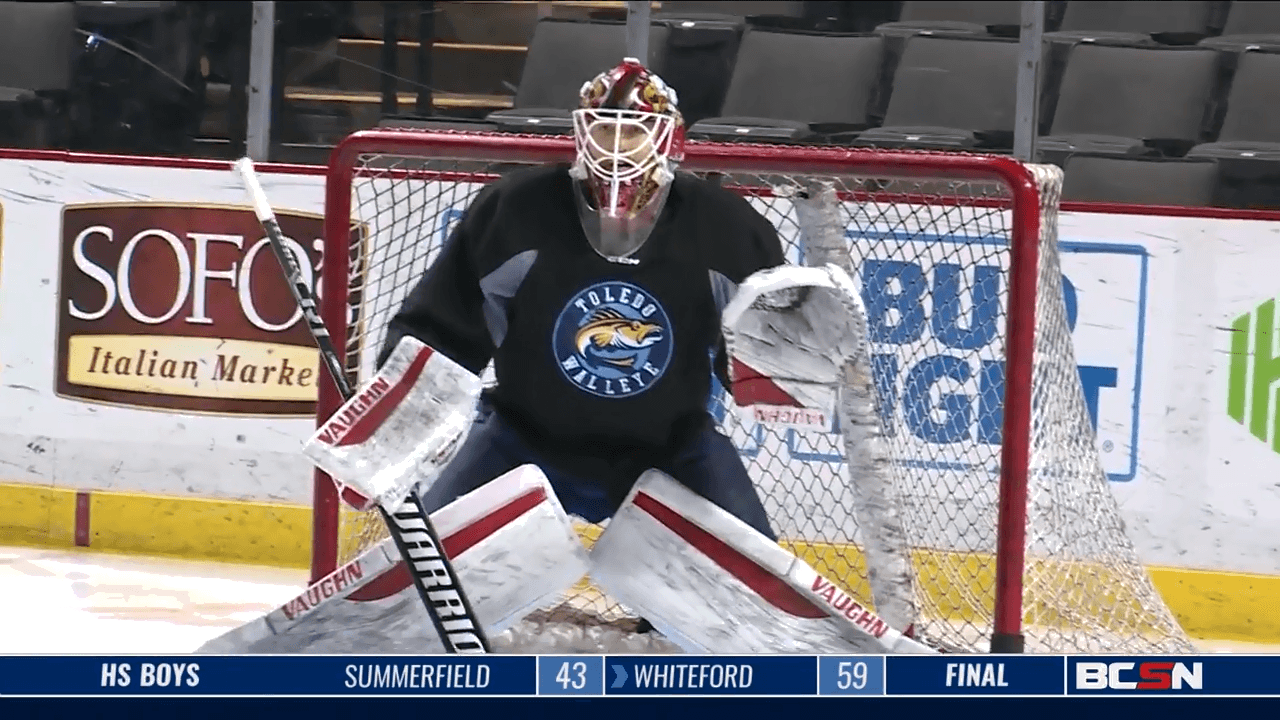 Walleye Scrambling in Net