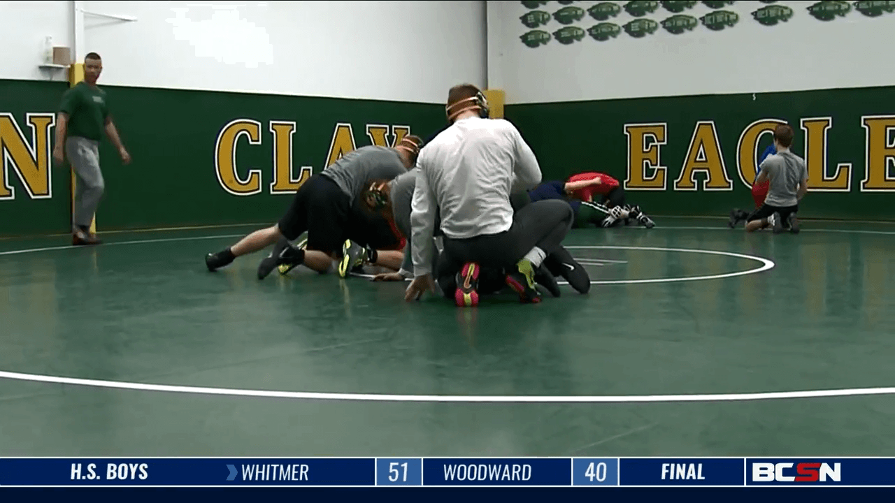 Inside The Center Circle With The Clay Eagles