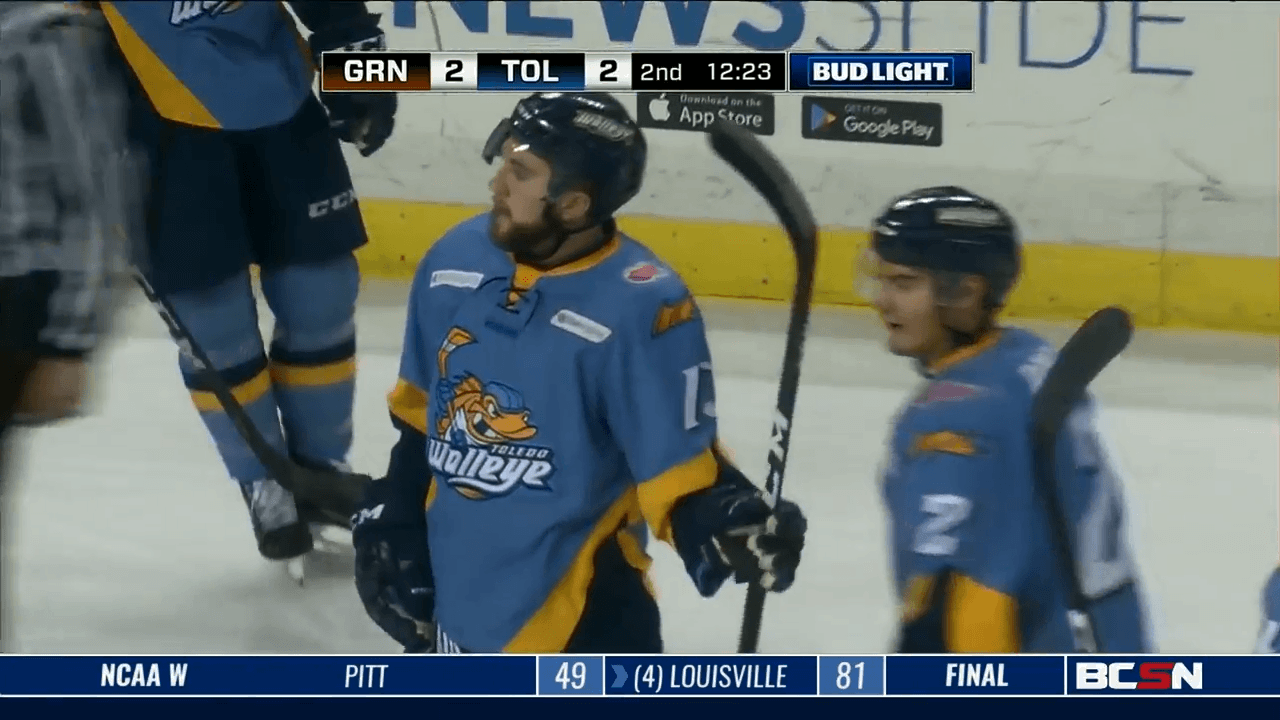 Walleye Overcome Poor 1st Period, for 3rd Straight Win