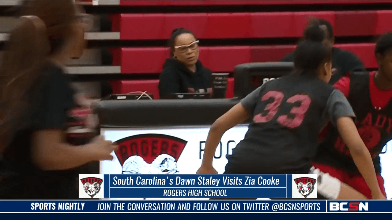 Dawn Staley Visits Zia Cooke