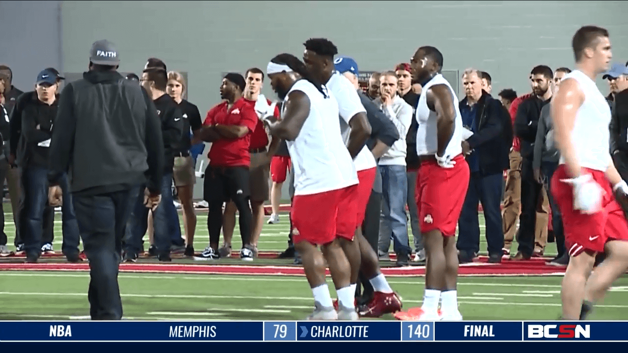 Former Buckeyes Showcase Their Skills For NFL Scouts and Coaches