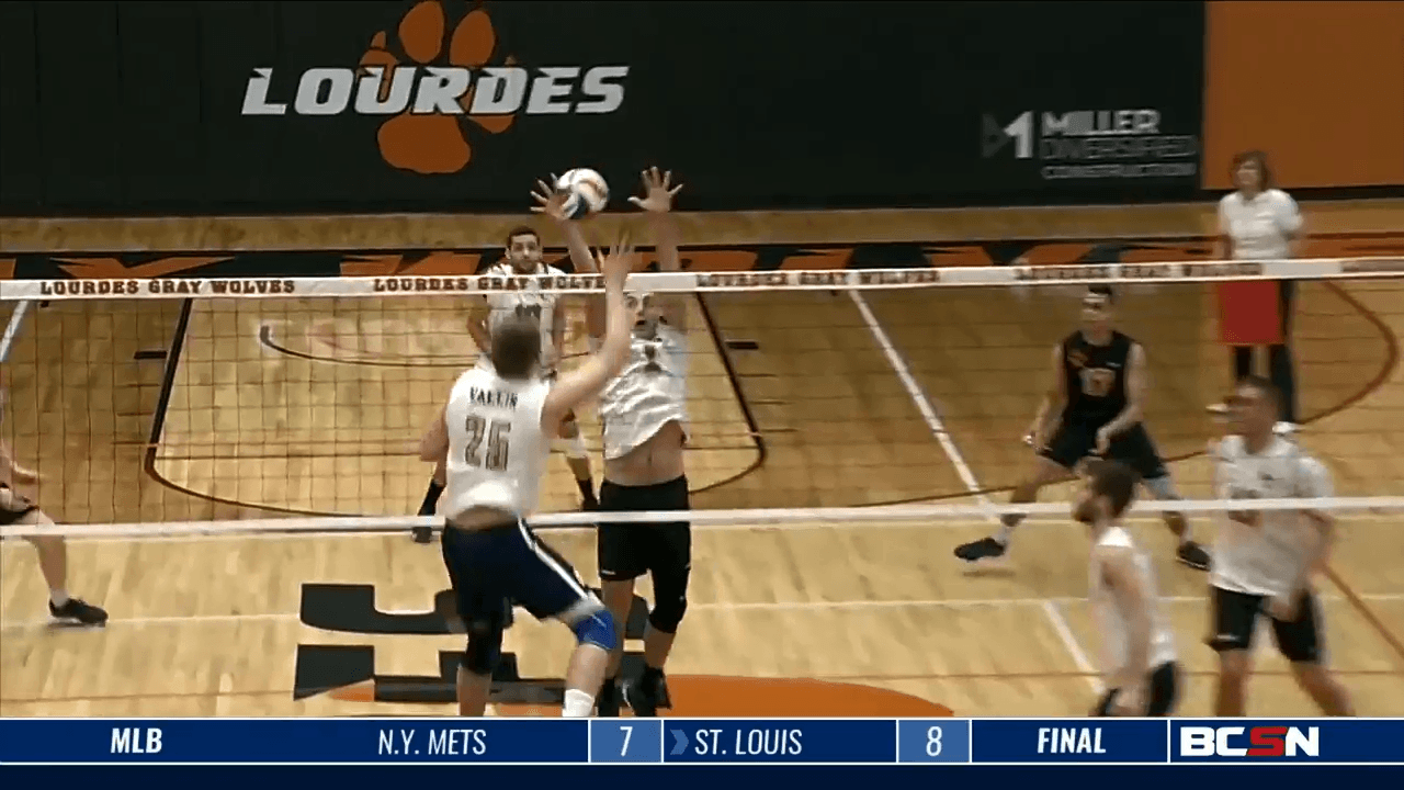 Lourdes Men’s Volleyball Celebrates Senior Day with Win