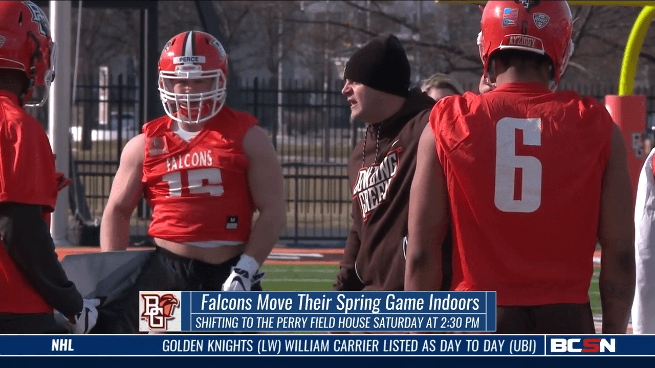 Falcons Move Spring Game Indoors