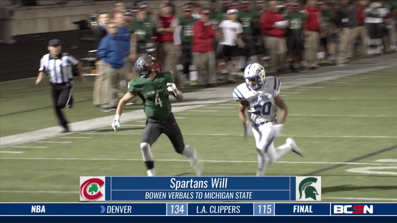 Central Catholic’s Jase Bowen Commits to MSU