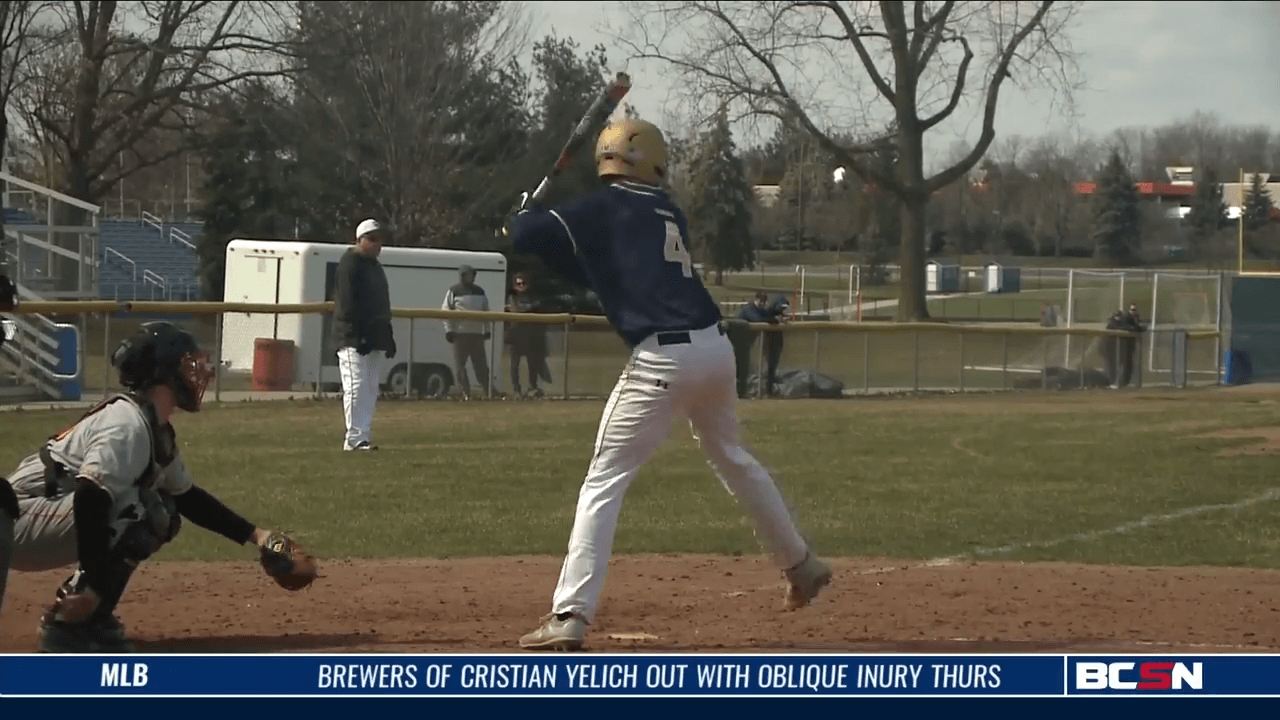St. John’s Defeats Otsego in High School Baseball