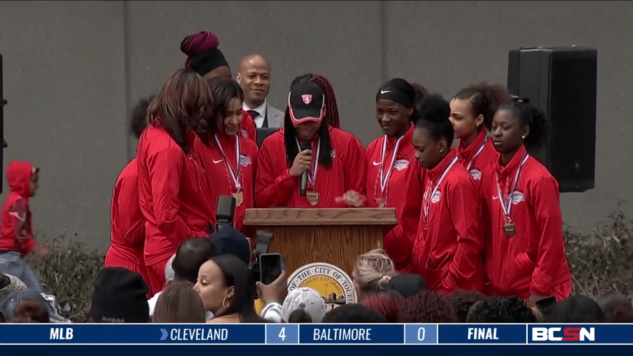 Toledo Celebrates Rams State Title