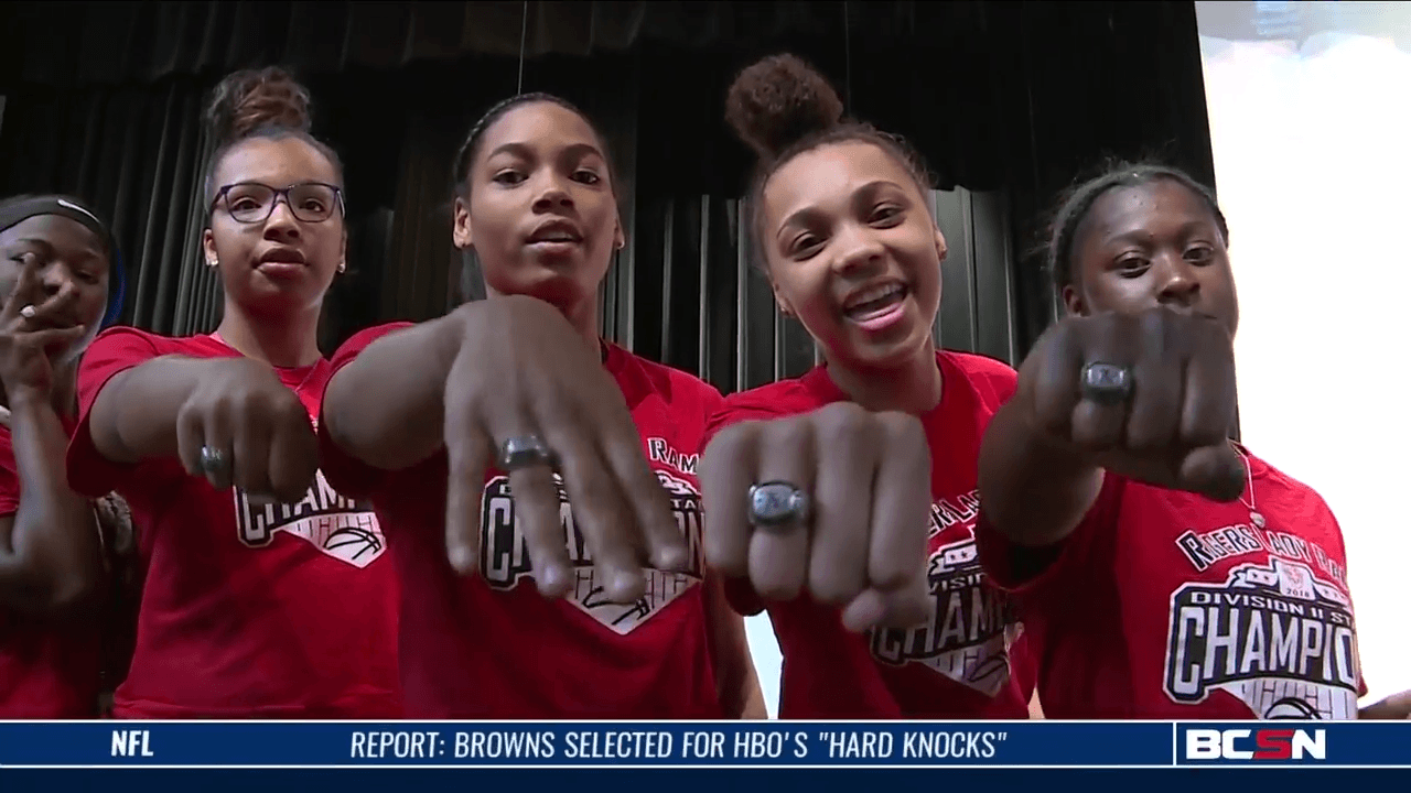 Rogers Girls Basketball Shows off State Rings