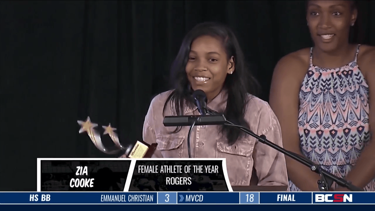 Cooke Wins Female Athlete of the Year