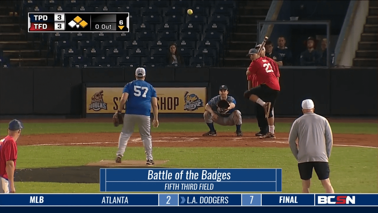Toledo Police vs. Toledo Fire Charity Softball