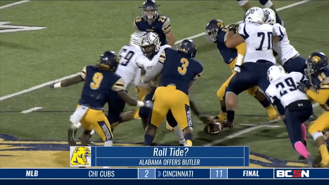 Alabama Football Offers Whitmer’s Cavon Butler