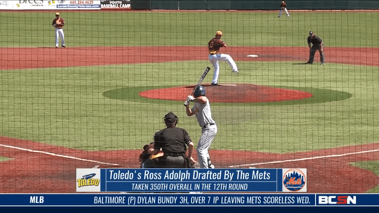 Toledo’s Ross Adolph Drafted By The Mets