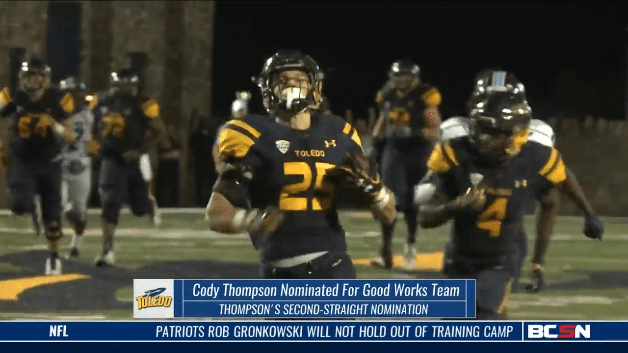 Cody Thompson Nominated for All-State Good Works Team