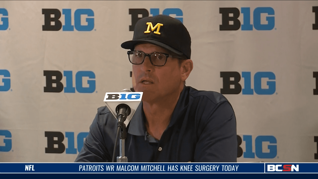 Jim Harbaugh Looking for Improvement from His Wolverines