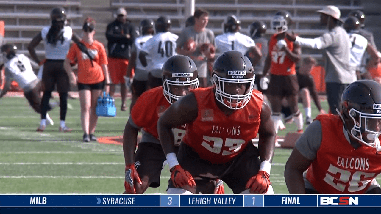 After Turbulent Offseason, Falcons Focus on Football