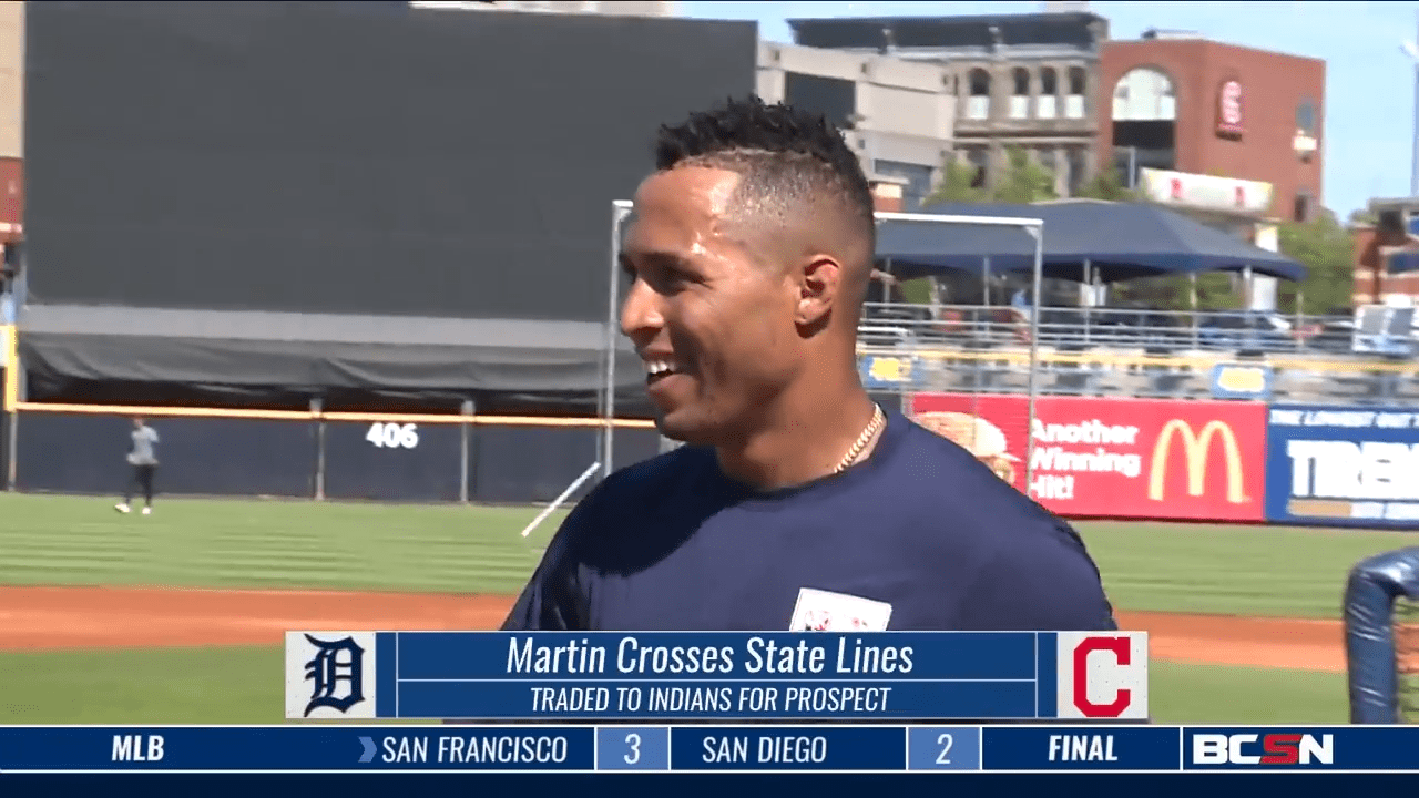 Leonys Martin Traded to the Tribe