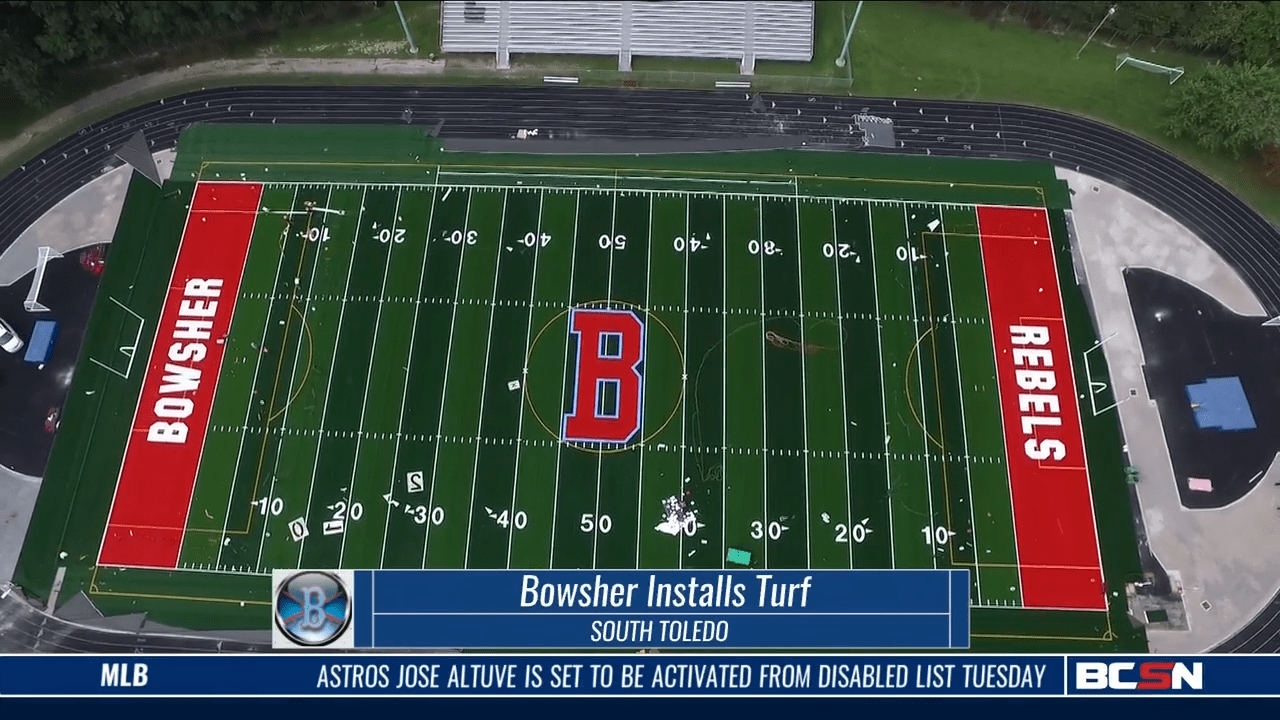 Bowsher Installs Field Turf