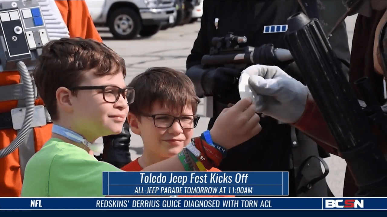 Jeeps and Star Wars Fulfill 9-Year-Old’s Wishes