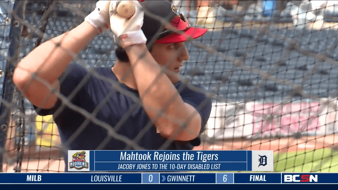 Mahtook Promoted to Detroit; Turner Back to Toledo