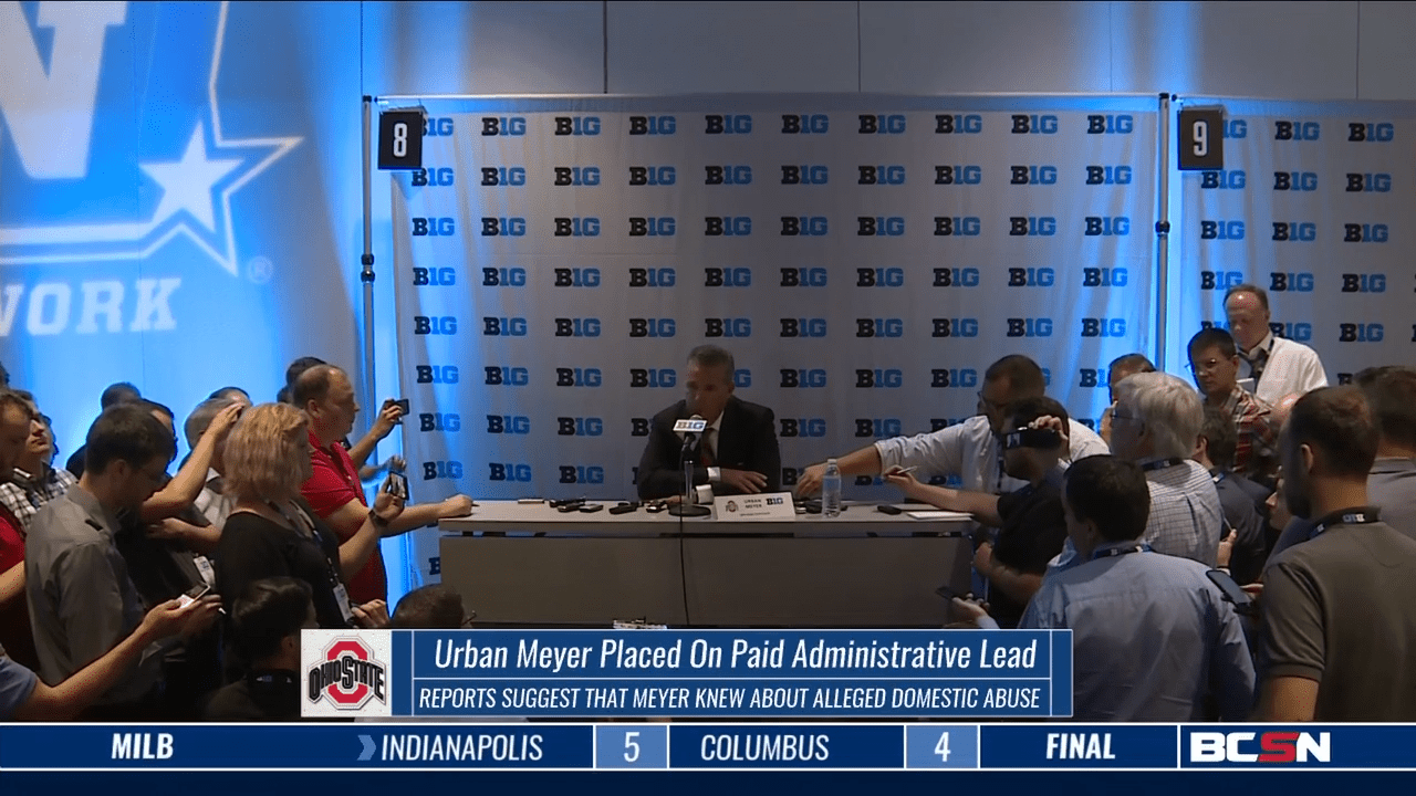 Urban Meyer Placed on Paid Administrative Leave