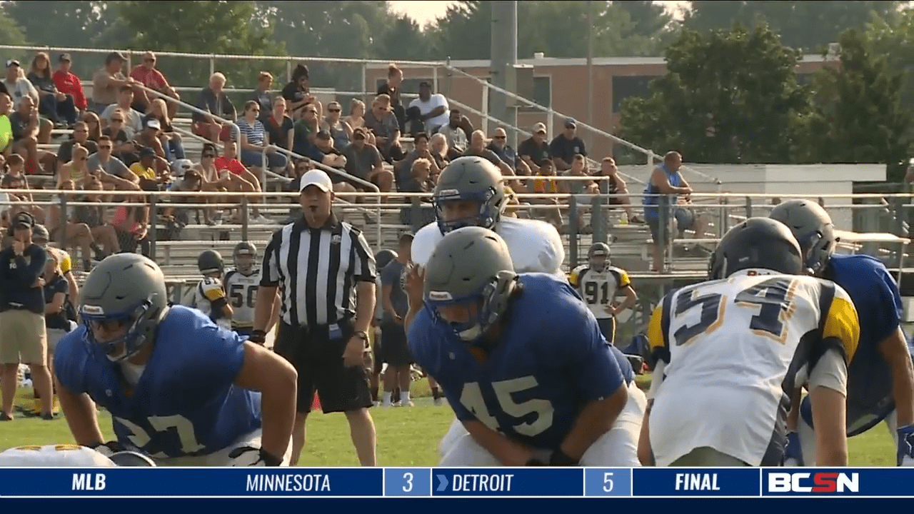 Whitmer Faces Generals in Scrimmage