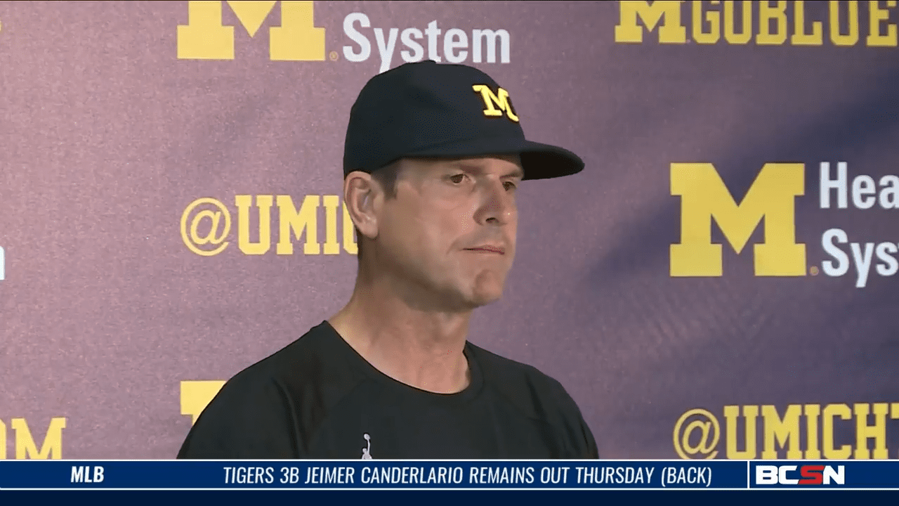 Harbaugh Prepares for Scott Frost and Nebraska