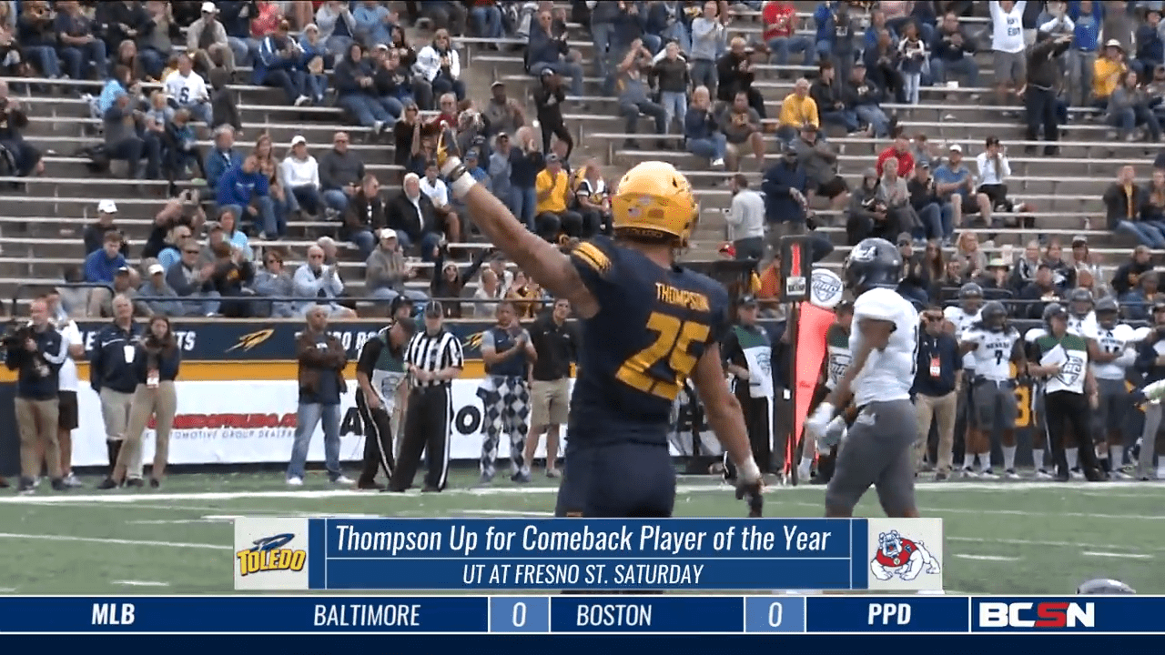 Thompson Up For Comeback Player of the Year