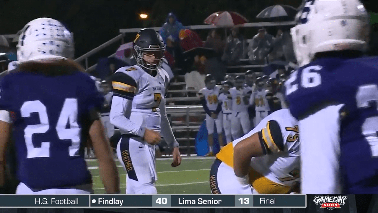 Whitmer Rolls on the Road over Fremont Ross