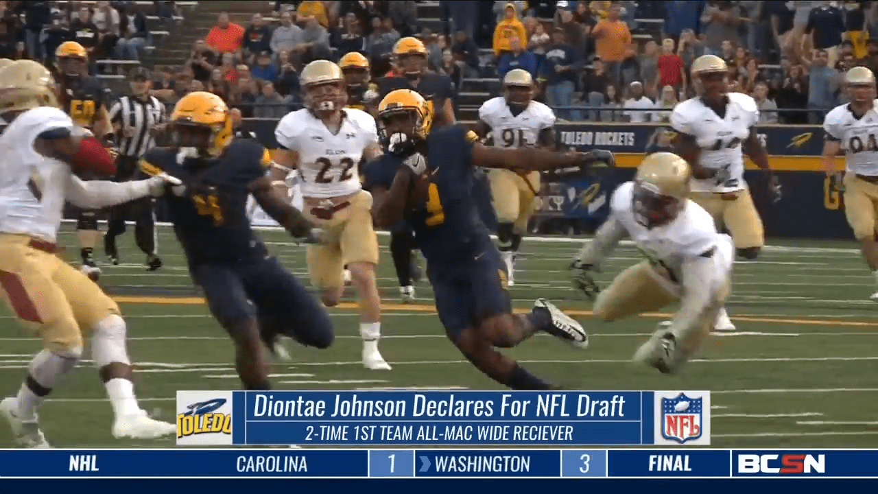 Rocket Diontae Johnson Declares for NFL Draft