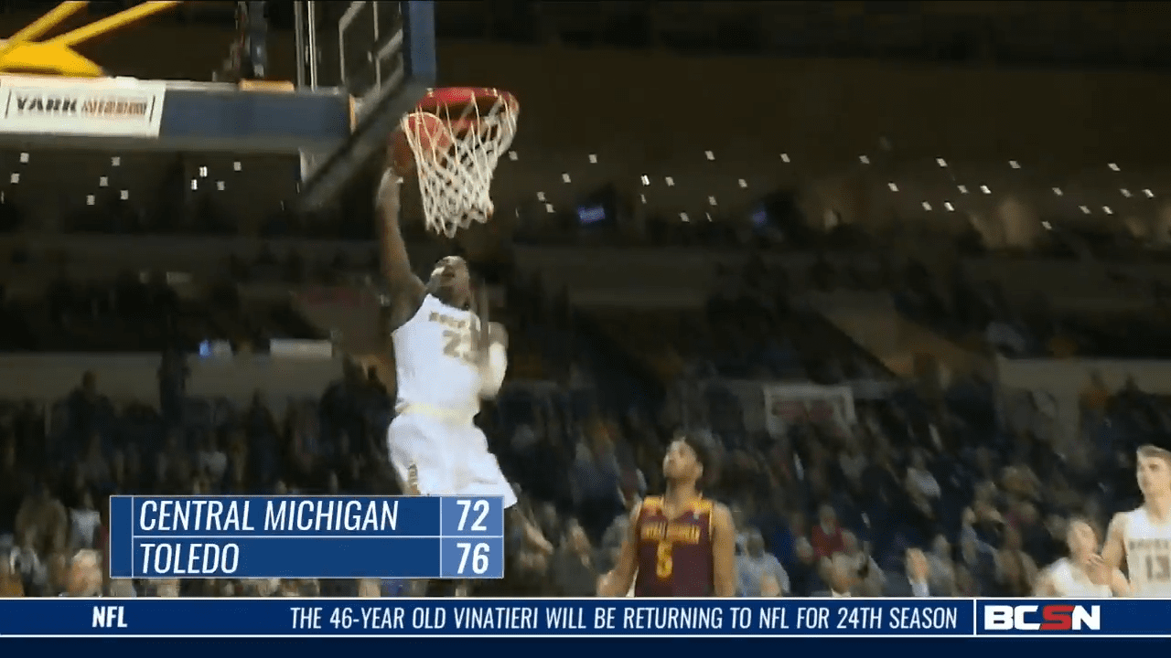 Toledo Men Get Bounce Back Win Over Central Michigan