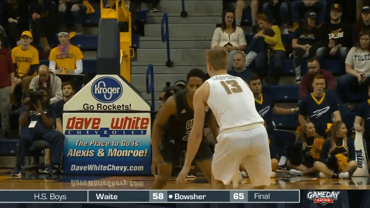 Toledo Men Handle Ohio at Home