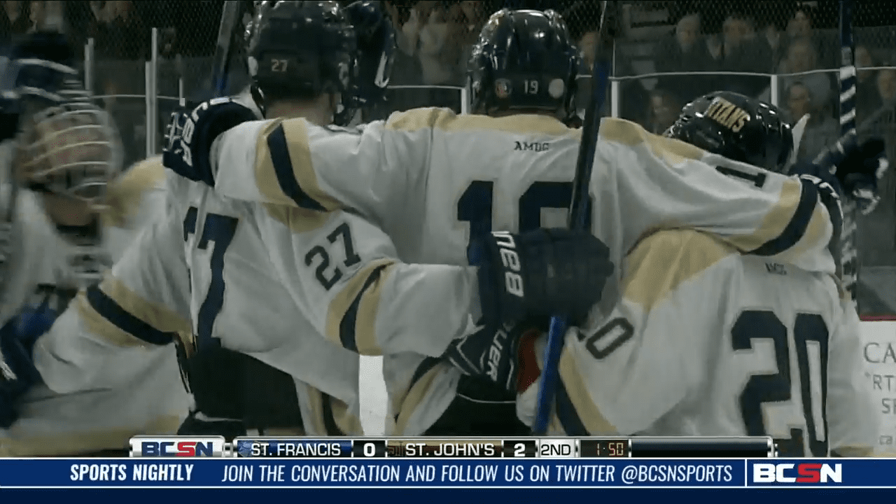St. John’s Prevails on the Ice Over Rival St. Francis