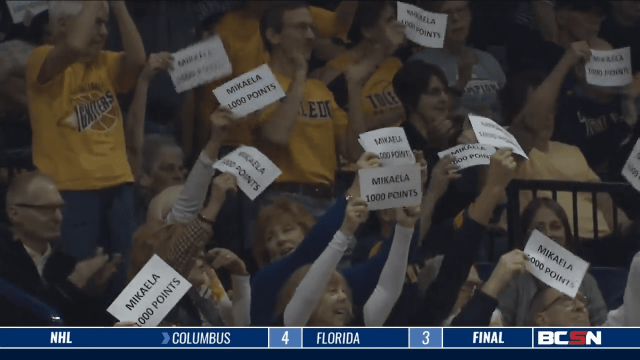 Mikaela Boyd Reached 1000 Points in Toledo’s Win Over Ball State