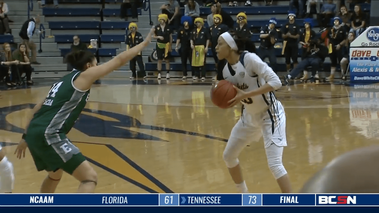 Lady Rockets Roll Over Eastern Michigan Saturday Afternoon