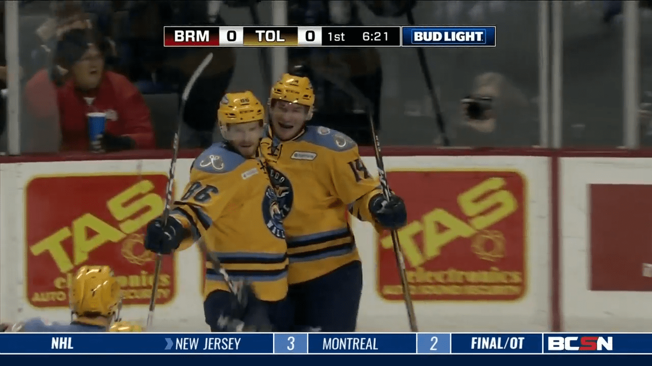 Toledo Walleye Shut Out Brampton Saturday Night