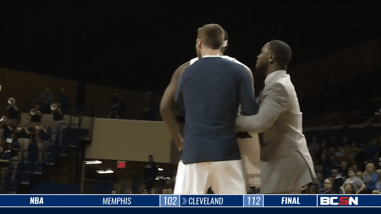 Second Half Scuffle Ignites Rockets Over Huskies