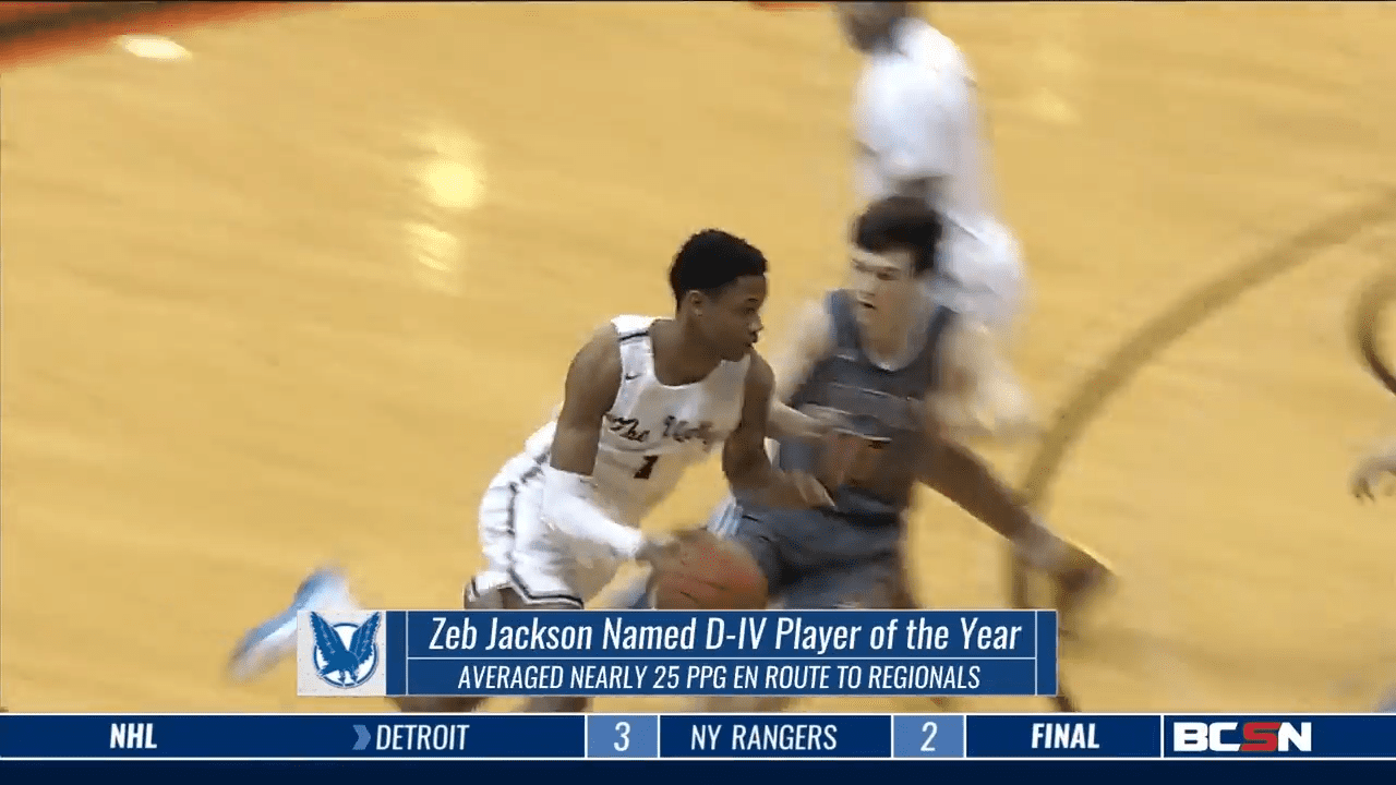 Zeb Jackson Named D-IV Player of the Year