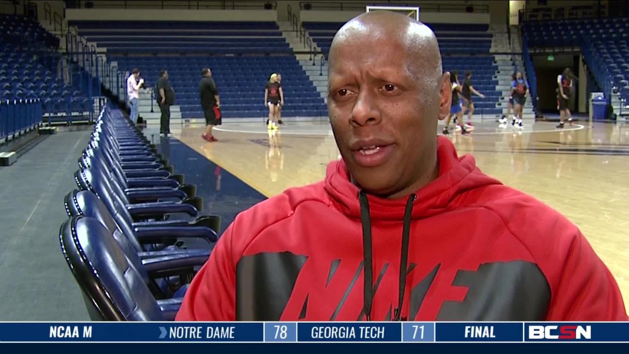 Rogers Rams Practice for States at Savage Arena