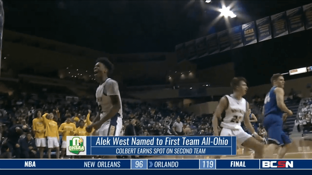 Alek West Named to First Team All-Ohio