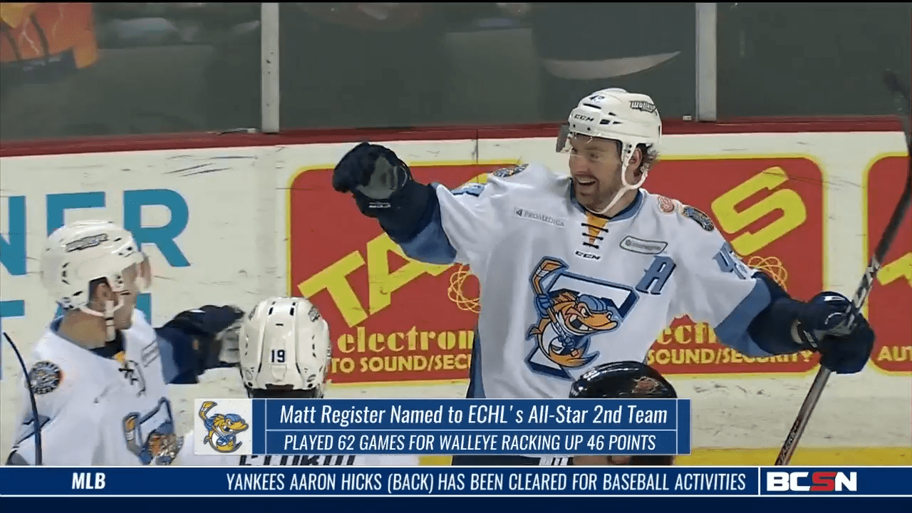 Walleye Register Post-Season All-Star Award