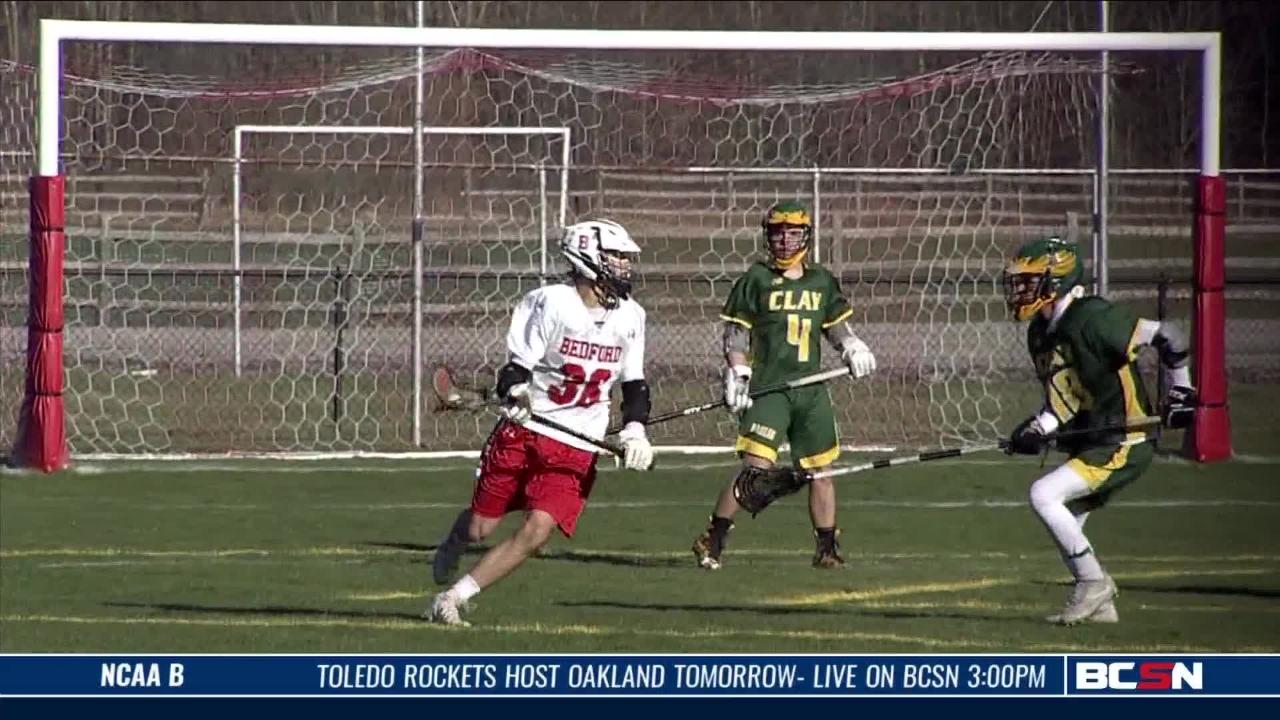 Bedford Boys Lacrosse Dominates Clay