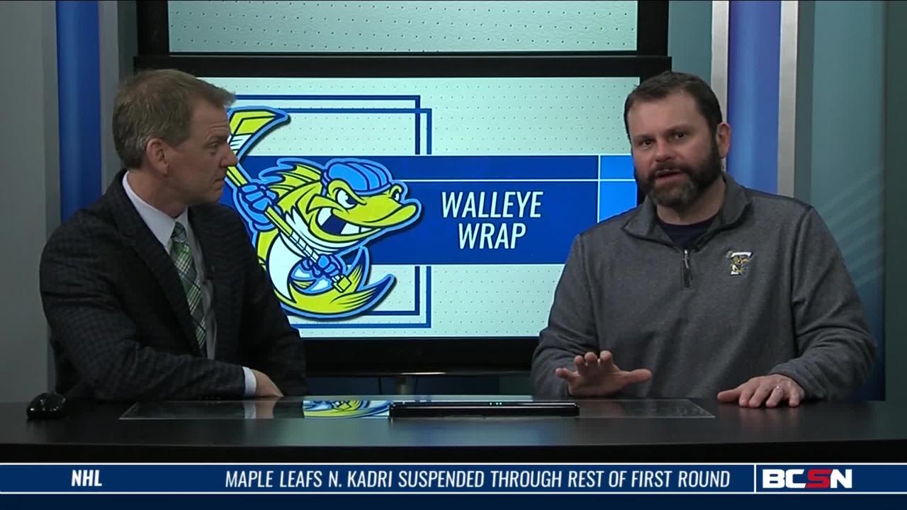 Walleye Prep for Game 3 in Series vs Ft Wayne