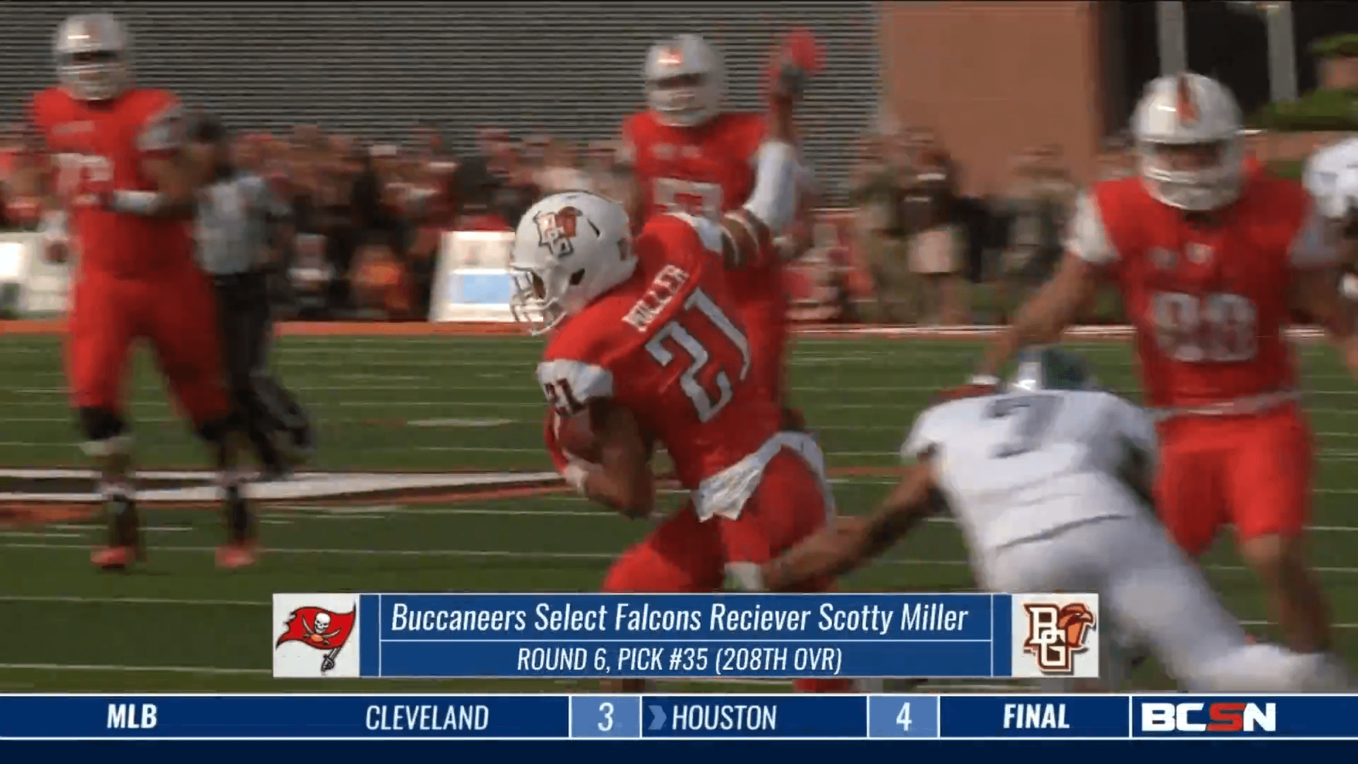 Buccaneers Select BGSU Reciever Scotty Miller