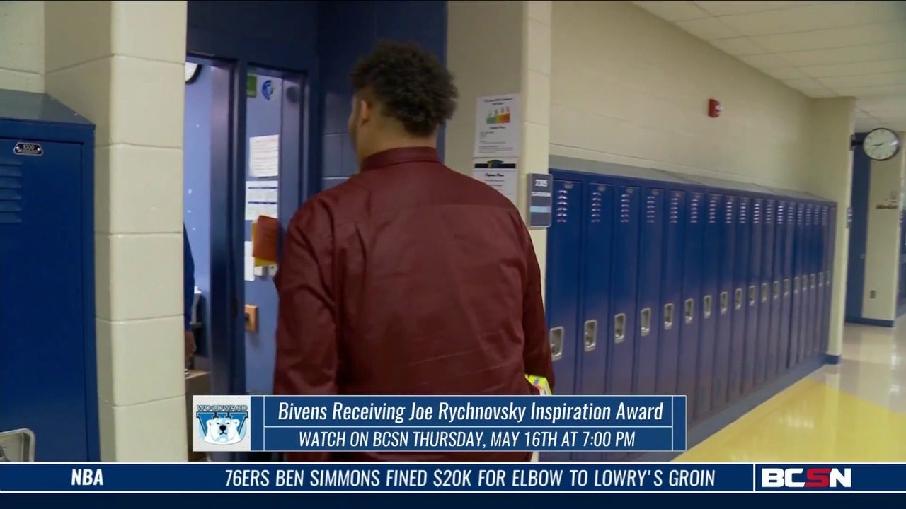 Woodward Football Player Thunder Bivens Named Joe Rychnovsky Inspiration Award Winner