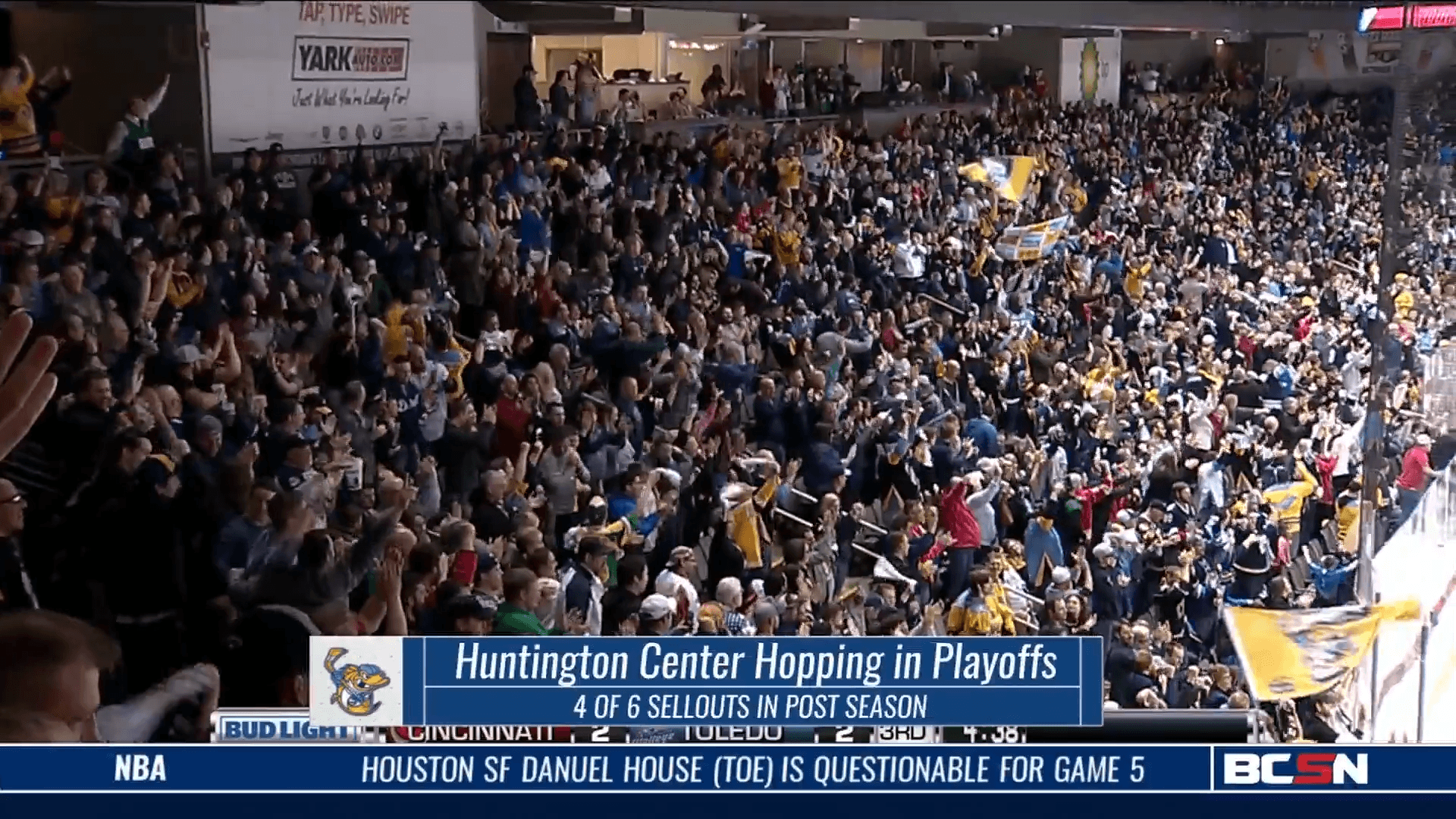 Huntington Center Hopping in Playoffs