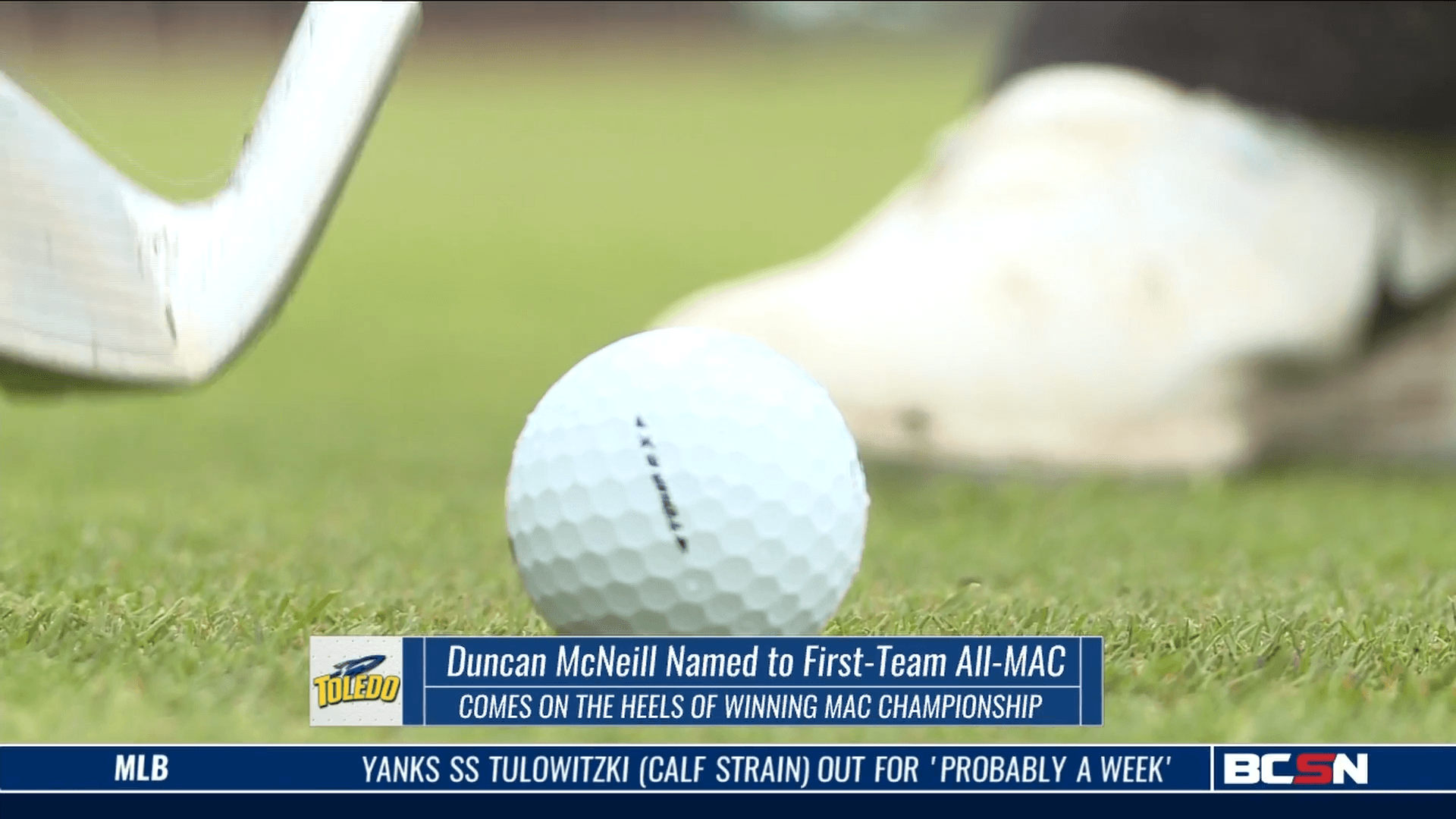 UT’s Duncan McNeill Named 1st Team All-MAC