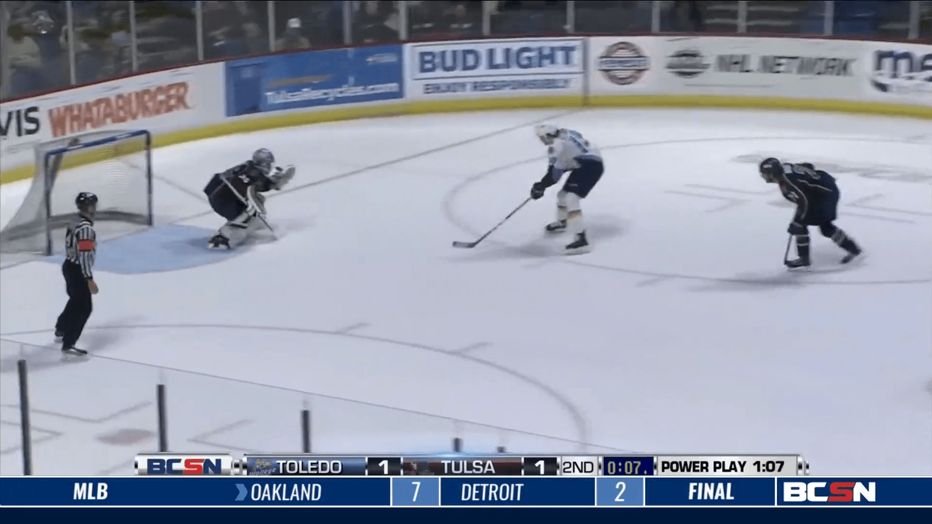 Tulsa Evens Up the Series Against the Walleye